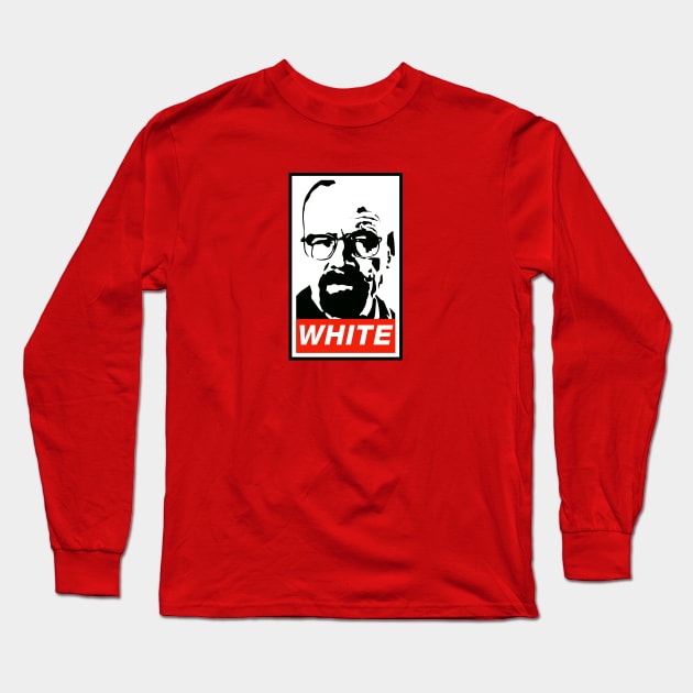 White - Obey Long Sleeve T-Shirt by AliceTWD